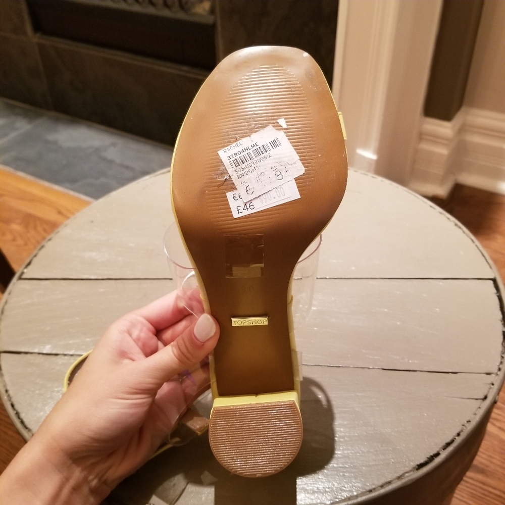 PVC Heeled Sandals - Picture 6 of 7